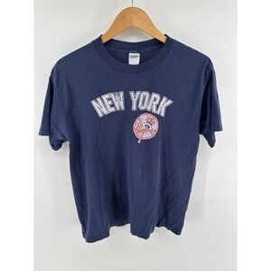 Vintage 1980s New York Yankees T Shirt Sz XL Made In The USA Trench Americana